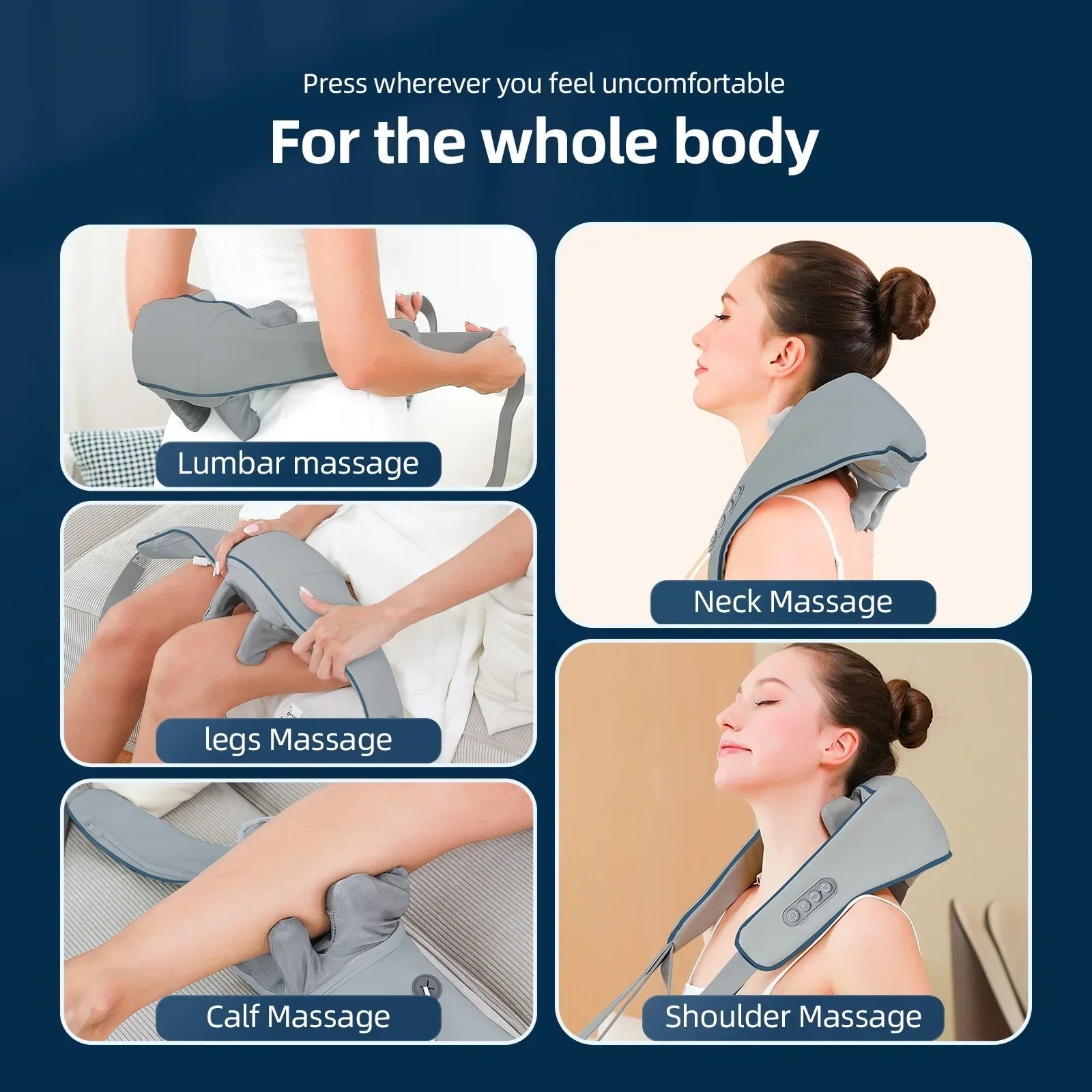 Wireless Neck And Shoulder Massager Foreverlily Korea Store