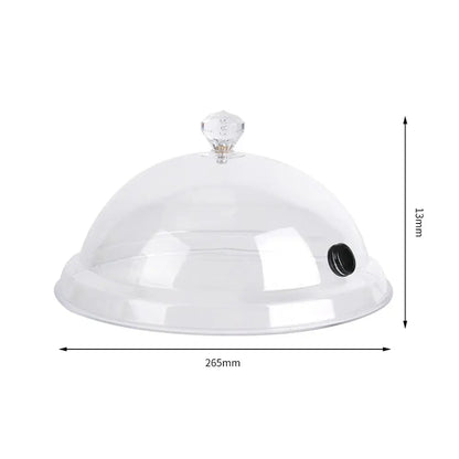 2024 New Home Smoking Dome Cover Kitchen Cooking Smoke Hood Acrylic