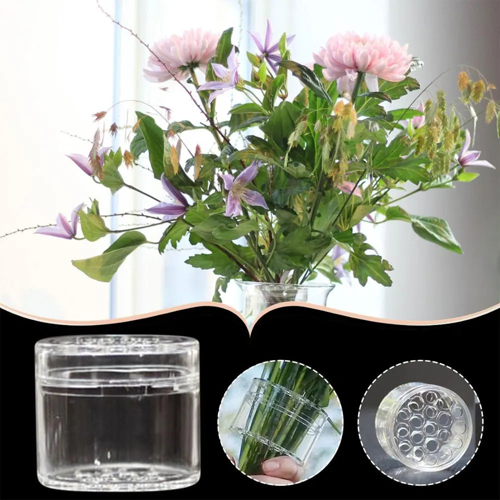 Ikebana Stem Holder for Vases, Bouquet Twister Flower Arrangement DIY Spiral Stem Holder Waterproof Sturdy Floral Arranger