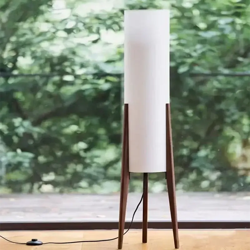 Chinese Fabric Floor Lamp – Zen-Inspired Wooden Lighting Homelover Light Store