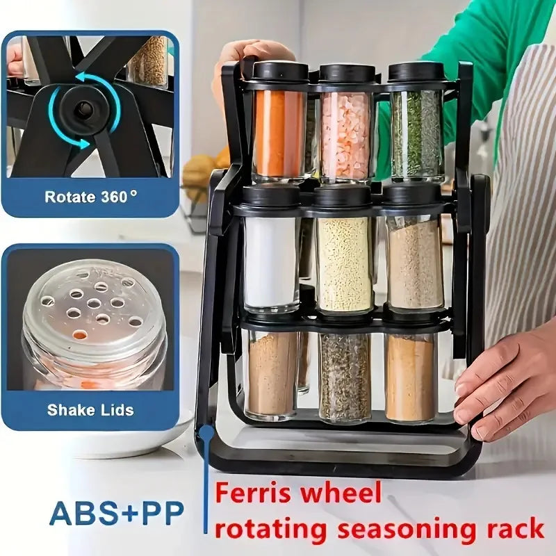 SpinSpice™ Rotating Rack 🌪️🌶️