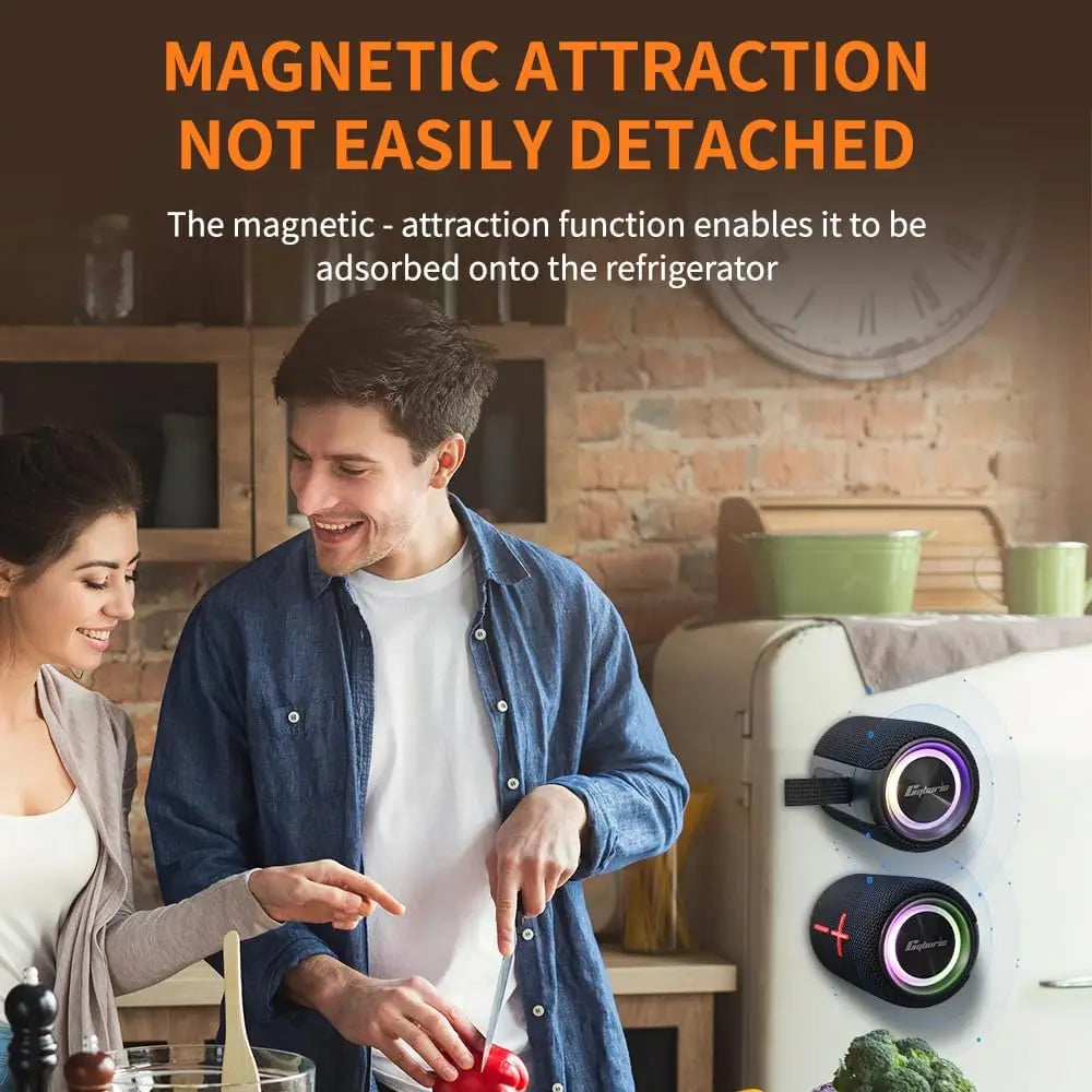 SplitSound™ Bluetooth Speaker 🔊✨ — Magnetic 2-in-1 Stereo Power