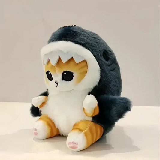 Cute Shark Cat Plush Doll Pendant Beautiful Room And Car Shrimp Cat Decoration Pendant Opening Holiday Boys and Girls Gift Smart Toy Store