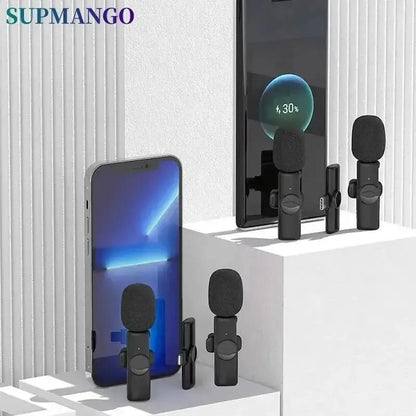 K11 Professional Wireless Lavalier Microphone for iPhone iPad Laptop AliExpress