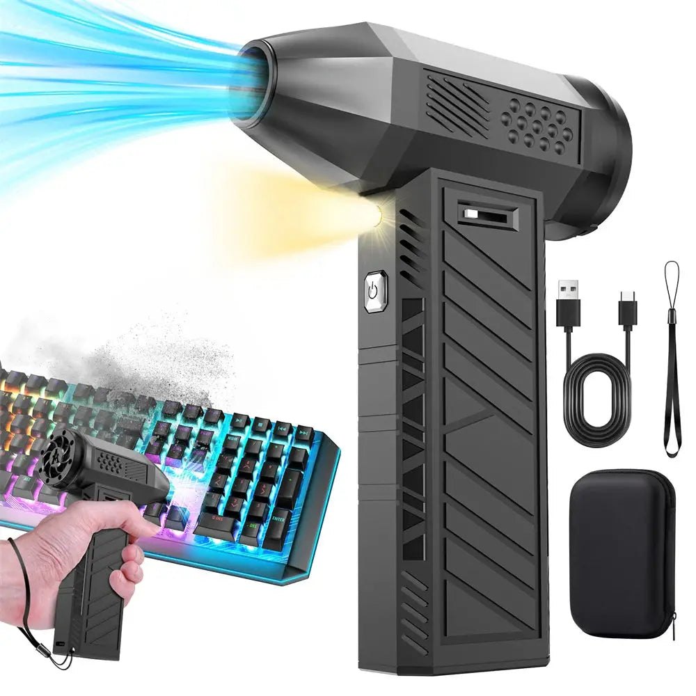 Powerful Turbo Jet Fan Air Blower 130000RPM 52M/S Handheld Type-C