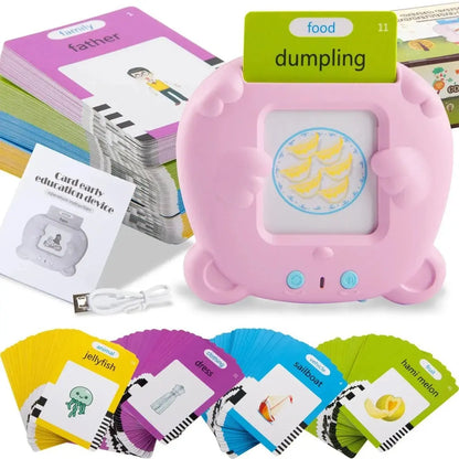 Learning Machine for Kid Talking Flash Cards Kindergarten Kids