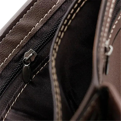 Men's Wallet with Hasp Business Card Holder Case Male Short Purse PU