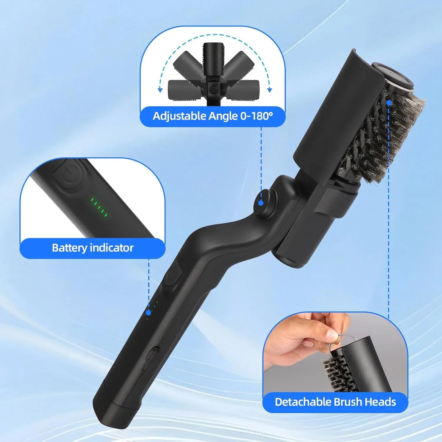 GrillSpark™ Electric Brush 🔥 — Fast, Powerful Grill Cleaning