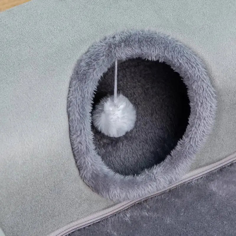 PurrPlay Tunnel Bed – Hide, Play & Nap in One! AIHOME Direct Store