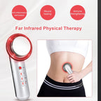 3 In 1 EMS Ultrasonic Cavitation Weight Lose Facial Lifting Body Slimming Massager Galvanic Infrared Lipo Fat Burner Machine Hmeily Official Store