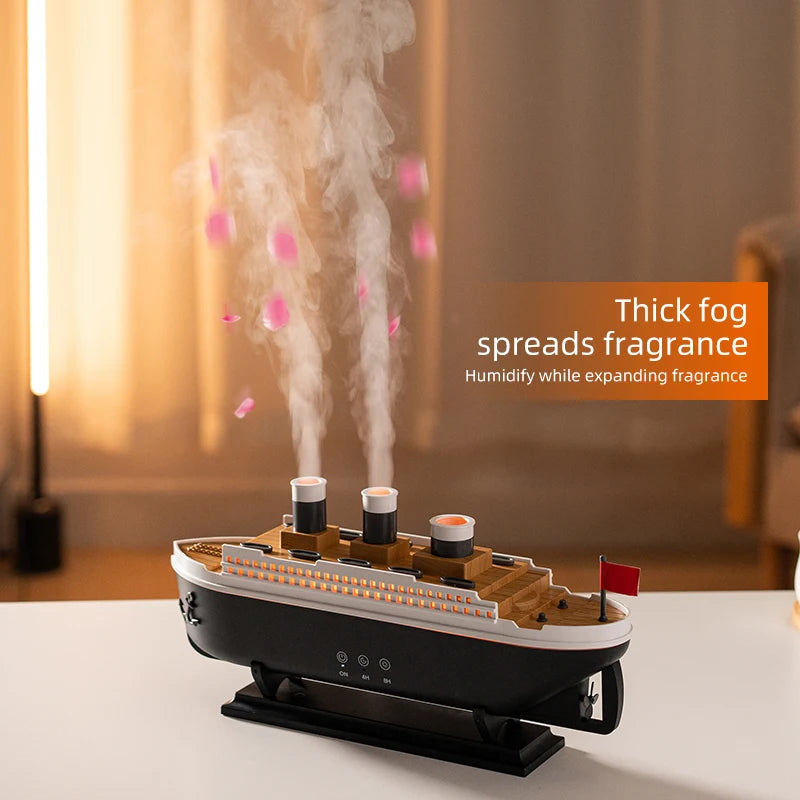 Titanic Ship Air Humidifier: Elegant Décor Meets Fresh Air Himist Diffusers Official Store