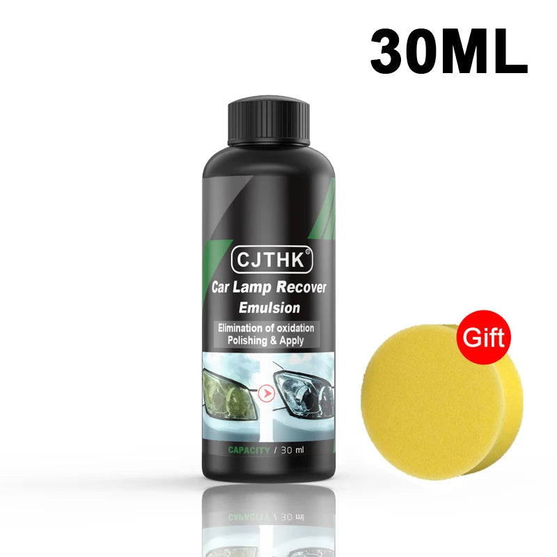 Car Headlight Restoration Polishing Kits Headlamp Scratch Remover Repair Cleaning Paste Remove Oxidation Headlight Polish Liquid Shop1104214254 Store