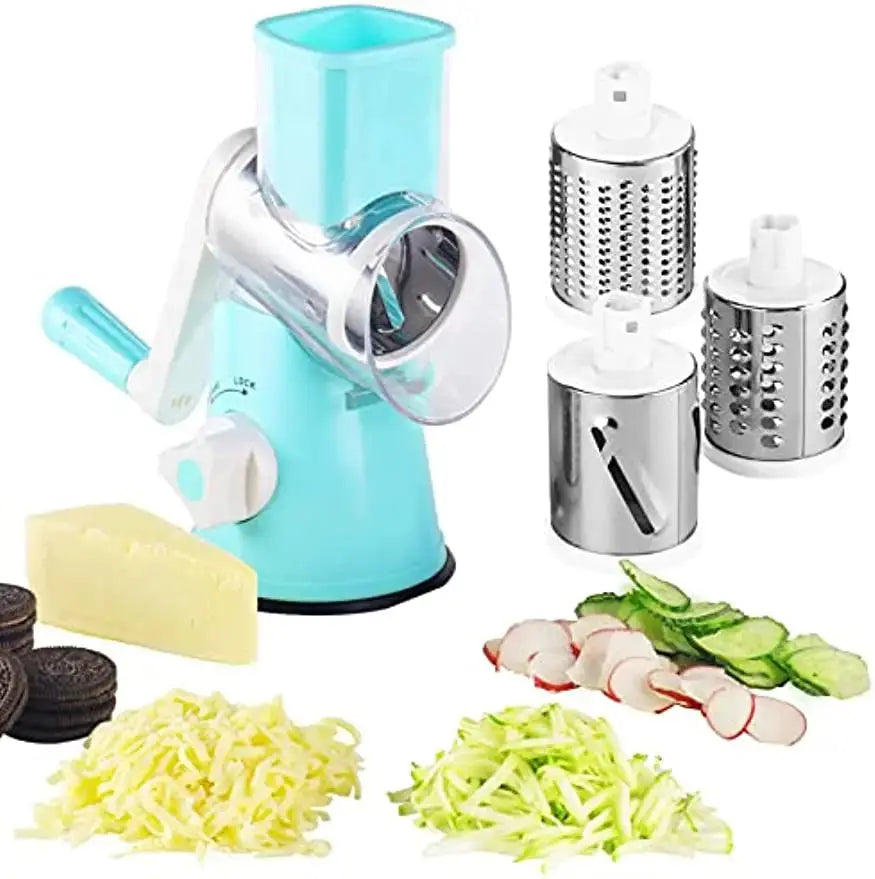 Manual Rotary Vegetable Cutter Cheese Grater Food Fruit Potato Peeler Carrot Shredder Slicer Cutting Chopper Kitchen Tools Shop2023BD Store