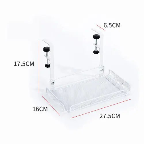 Under Desk Cable Management Tray No Drill Steel Desk Cable Organizers