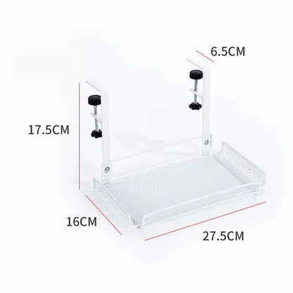 Under Desk Cable Management Tray No Drill Steel Desk Cable Organizers