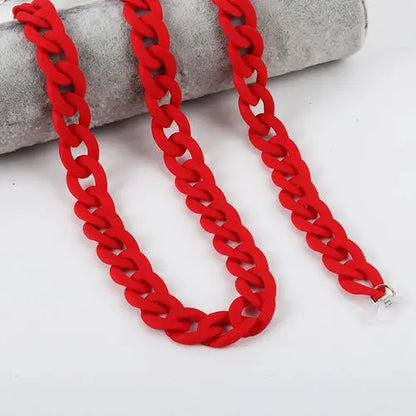 FishSheep Fashion 2022 New Acrylic Sunglasses Chains Lanyard For Women