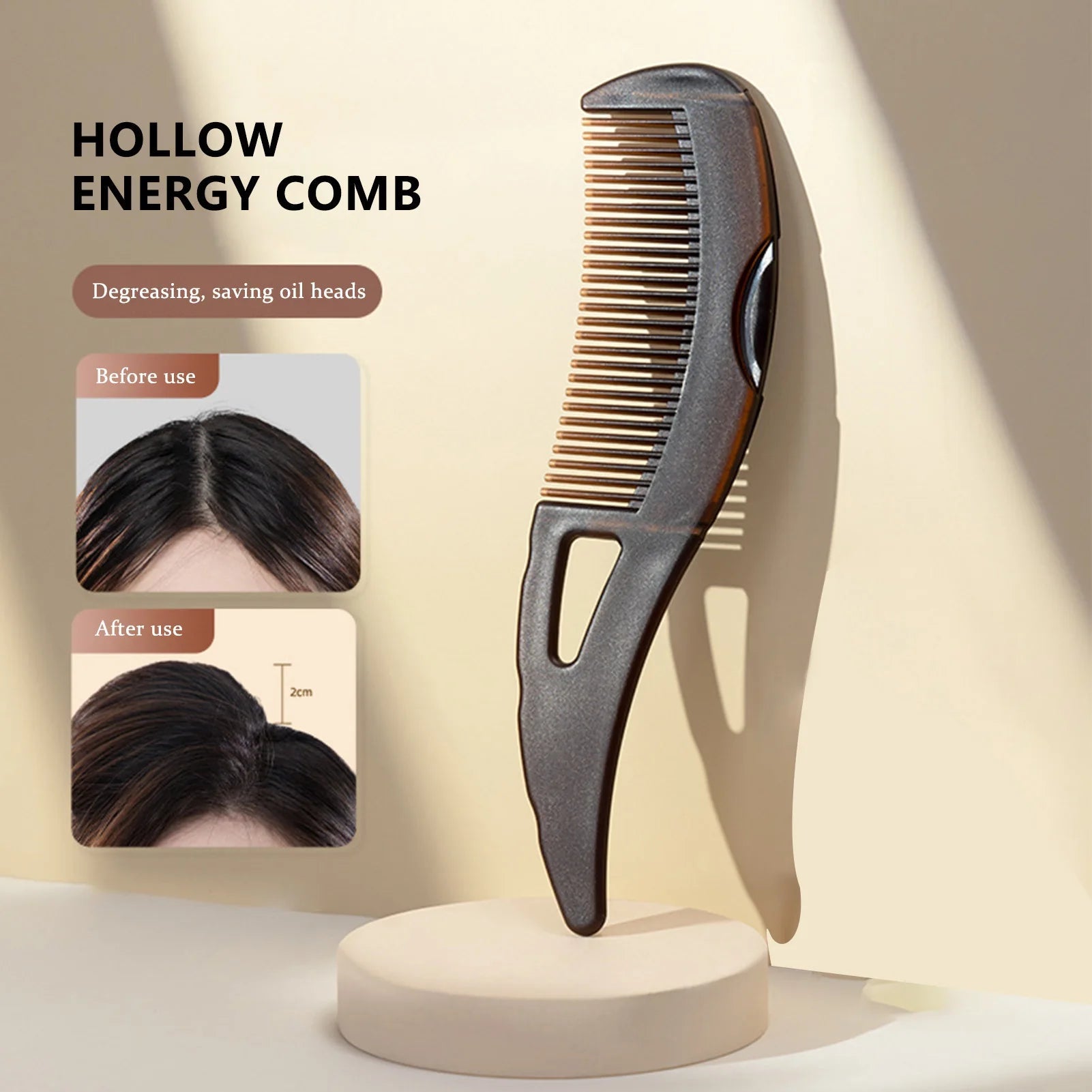 Dandruff Removal Scalp Hair Combs Hair Dressing Comb Self-Cleaning AliExpress
