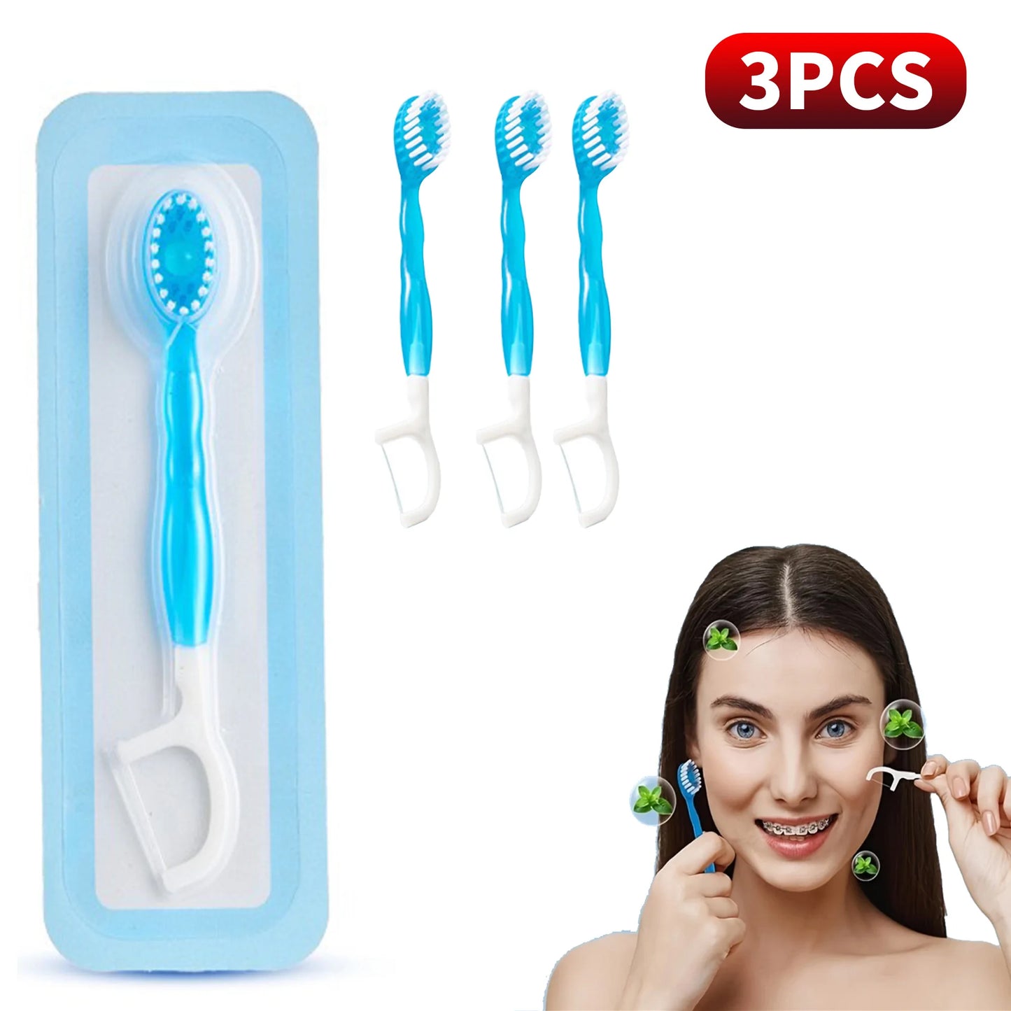 FreshFix 5-in-1 – Brush, Floss & Scrape Anywhere!