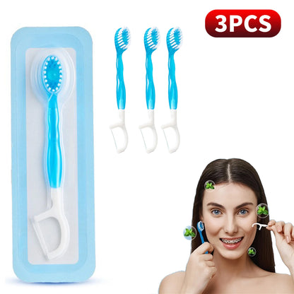 FreshFix 5-in-1 – Brush, Floss & Scrape Anywhere!