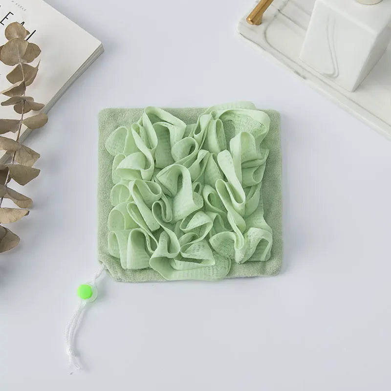 Esponja de Baño 2 en 1 FoamGlow™ 🛁 — Limpieza Profunda y Abundante Espuma