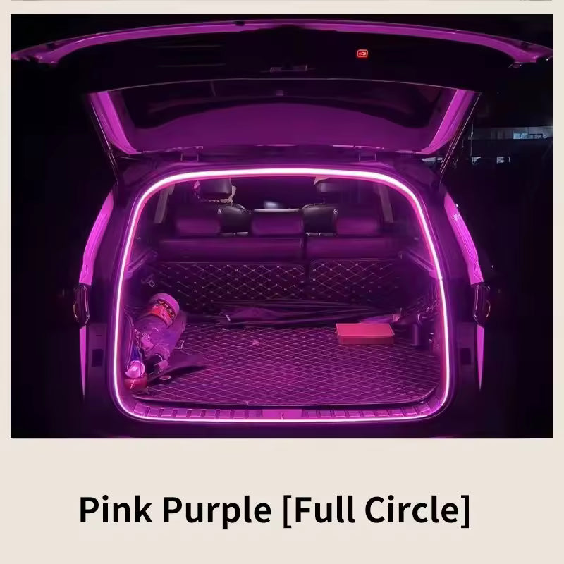 Motion Sensor LED Car Trunk Light Strip – Easy Install Ambient Interior Lighting