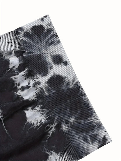 Leggings de gimnasio sin costuras para levantar la cadera, pantalones de yoga tie-dye, mallas de ejercicio para mujer, pantalones de entrenamiento de cintura alta con control de abdomen