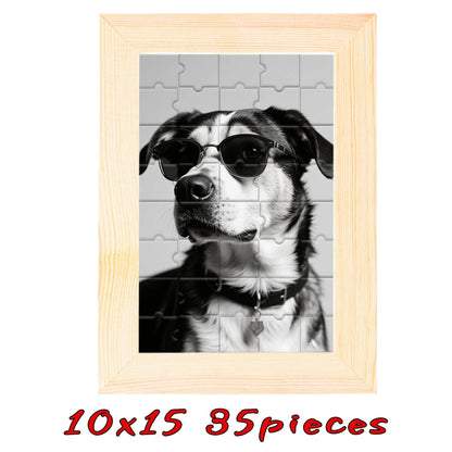 MemoryFrame™ Wooden Puzzle 🧩💖 Build the Moments You Love