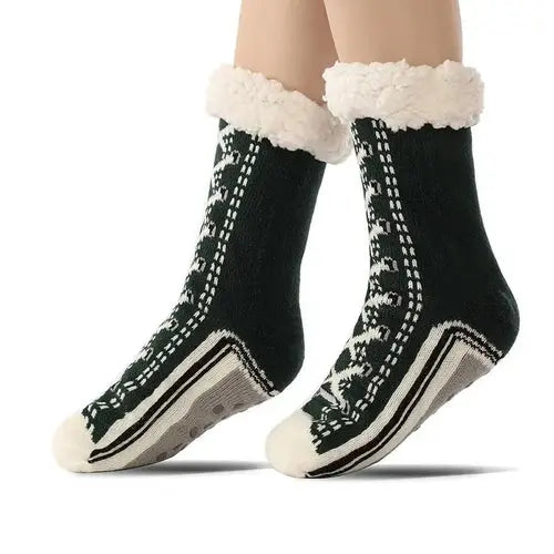 Thickened Winter Woven Thermal Cashmere Socks Floor Socks Women's