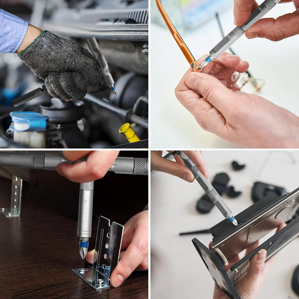 Pocket-Sized Powerhouse – 24 Tools in 1 Magnetic Screwdriver!