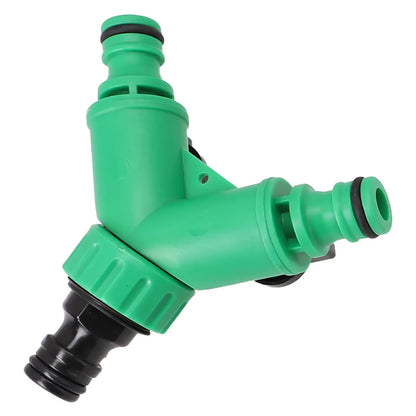 2 Way Garden Water Pipe Connectors Pipe Adapter Y Shape Hose Splitter