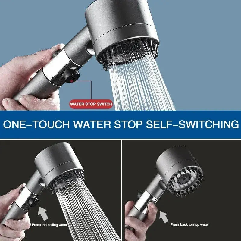 High Pressurized Filter Shower Head 3-mode Adjustable Spray with AliExpress