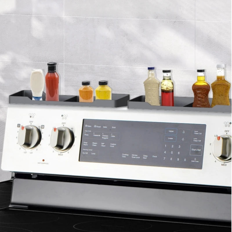 Space-Saving Magnetic Rack – Holds Spices, Utensils & More!