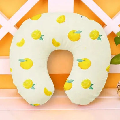 Cute Cartoon INS Style Travel Neck Pillow U-Shaped Panda Rainbow Cloud