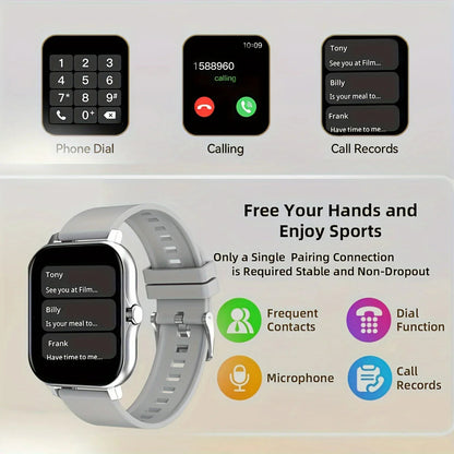 Smartwatch1.83 inch Voice Assistant  Bluetooth Call Sports Fitness Hot Selling Smartwatch Men Women For Android iOS 2024 New Original Smart Watch Factory TOP1 Store