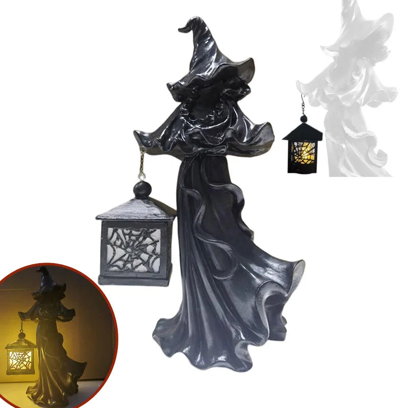 Enchanted Witch Decor – Unique Handcrafted Guardian for Your Space!
