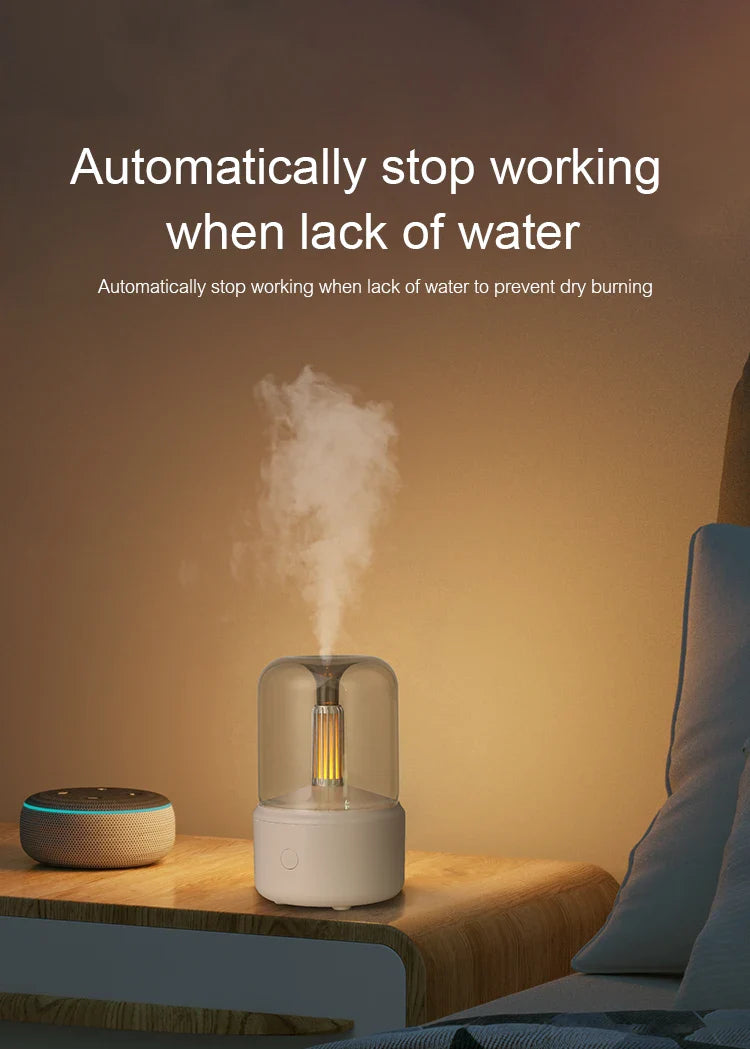 KINSCOTER Portable Mini Aroma Diffuser USB Air Humidifier Essential Oil Night Light Cold Mist Maker Sprayer for Home Gift HUMI Store