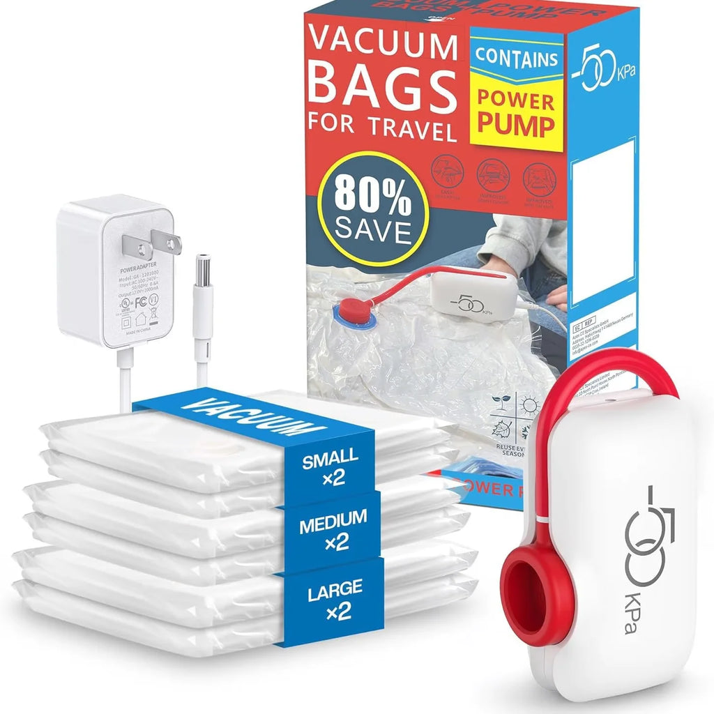 Jet-Set Packing Pro – Inflate & Deflate in Minutes with USB Power!