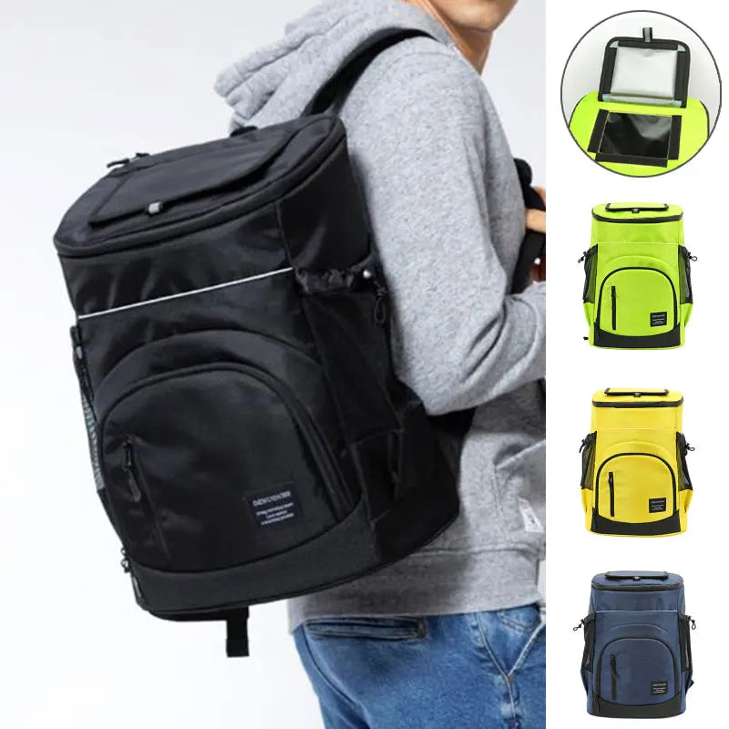 Mochila isotérmica de gran capacidad (30 litros) – Perfecta para viajes, playa y aventuras al aire libre