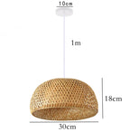 Bamboo Dome Pendant Lamp LSZM Lighing Store