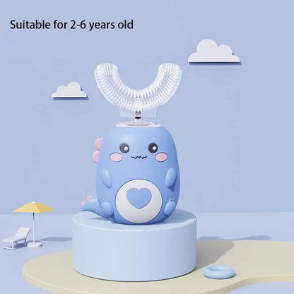 Electric U-shaped Toothbrush Children Sonic Toothbrush 360 Degrees Smart Dental Tooth Brush Teeth Whitening for Waterproof Kids BALASHOV Exquisite Life Store