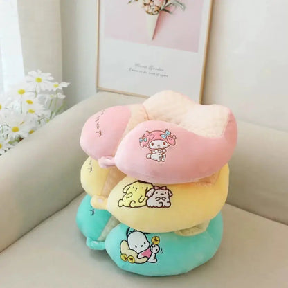 Cartoon Sanrio Kuromi U-shaped Neck Pillow Protecting Cervical Pillow