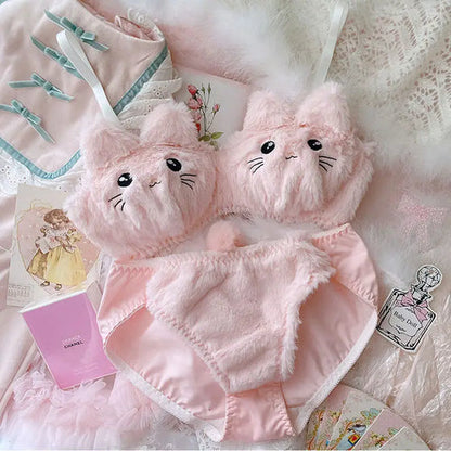 Japanese Girls Cute Lingerie For Women Cartoon Bear Students Plush AliExpress