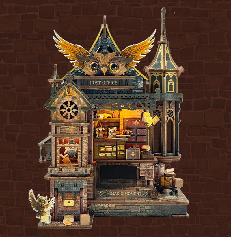 OwlPost™ 3D Puzzle 🦉✨ — Build Your Own Miniature Masterpiece