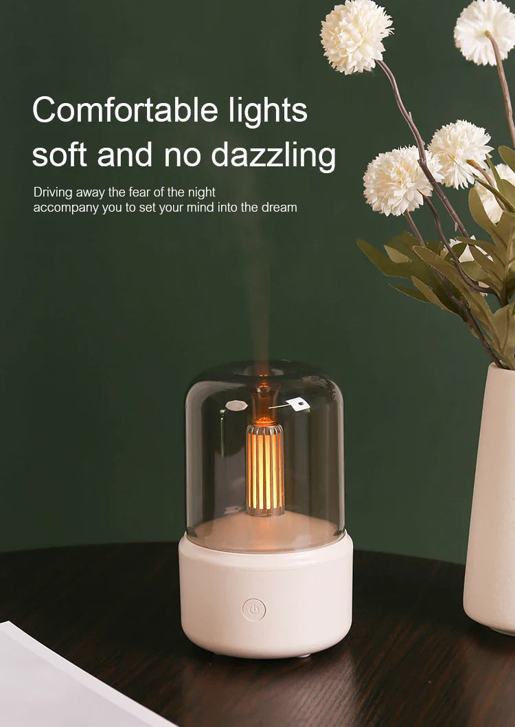KINSCOTER Portable Mini Aroma Diffuser USB Air Humidifier Essential Oil Night Light Cold Mist Maker Sprayer for Home Gift HUMI Store