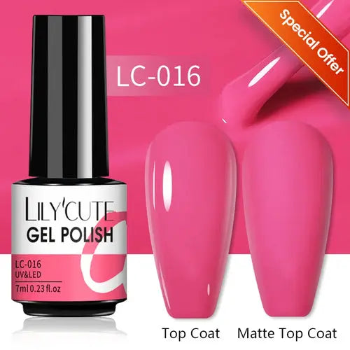 LILYCUTE 129 Colors 7ML Nail Gel Polish Nail Supplies Vernis Semi AliExpress