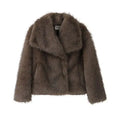 2024 Winter New Fashion Gradient Fluffy Fur Coat Women High Street AliExpress