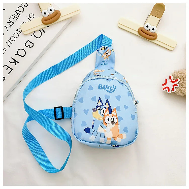 Bluey Kids Mini Crossbody Bag – Lightweight Cartoon Shoulder Bag
