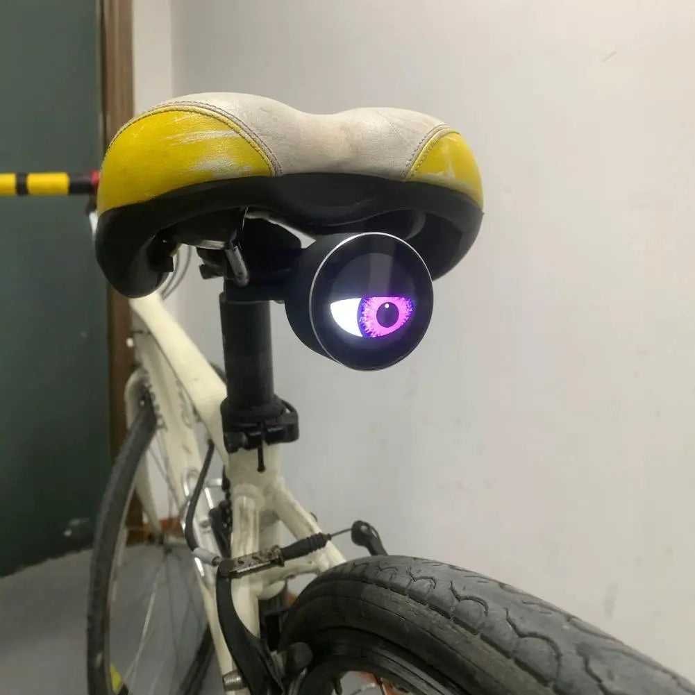 Bicycle Tail Rear Light Motorcycle Devil Eye Rear Light Waterproof USB Cycling Taillight Bike LED Lights Motorbike Accessories