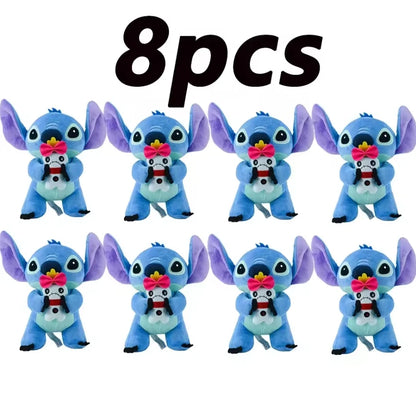 12cm 20cm 25cm Stitch Stuffed Plush Models Cartoon Stuffed Plush Dolls Anime Plush Baby Toys Kawaii Kids Birthday Gift