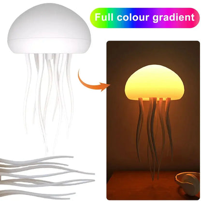 Cartoon Dancing Jellyfish Night Light RGB Gradient Cute Jellyfish AliExpress